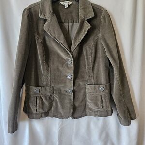Women's Brown Corduroy Jacket